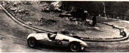 Горный король 30-х годов Ханс Штук на "Ауто-Унионе". Соревнования "Гроссглекнер", Германия, 1939 го