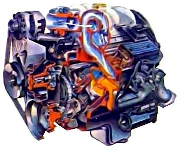 «Олдсмобиль-Л35» (4298 см3, 200 л. с./147 кВт при 3600 об/мин) ― мотор традиционной американской шк
