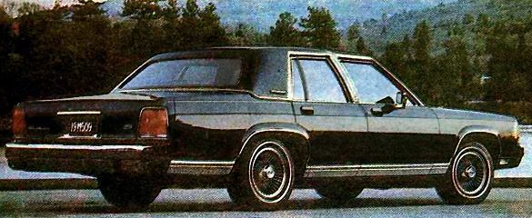 «Форд-ЛТД-кроун-виктория-ЛИкс» (1984 г.) Компактная» легковая машина с 5-литровым бензиновым двигат