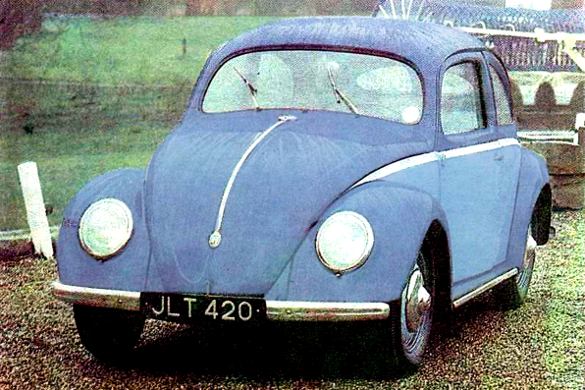 Легендарный «Жук» («Фольксваген-1200») 1947 года выпускался в ФРГ без серьезных изменений в констру